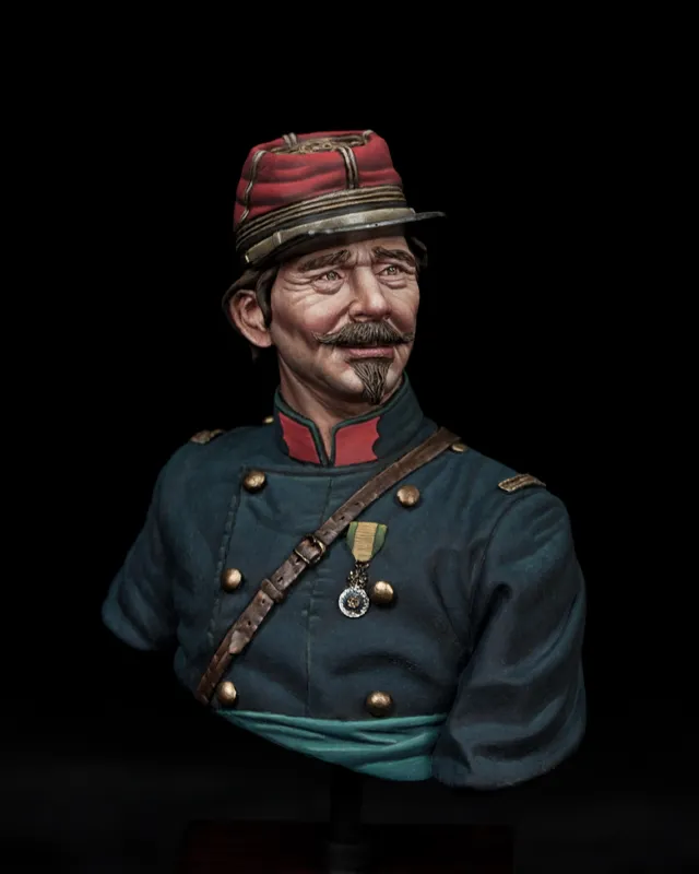 Model Cellar French Officer 1870 busto capitano fanteria
