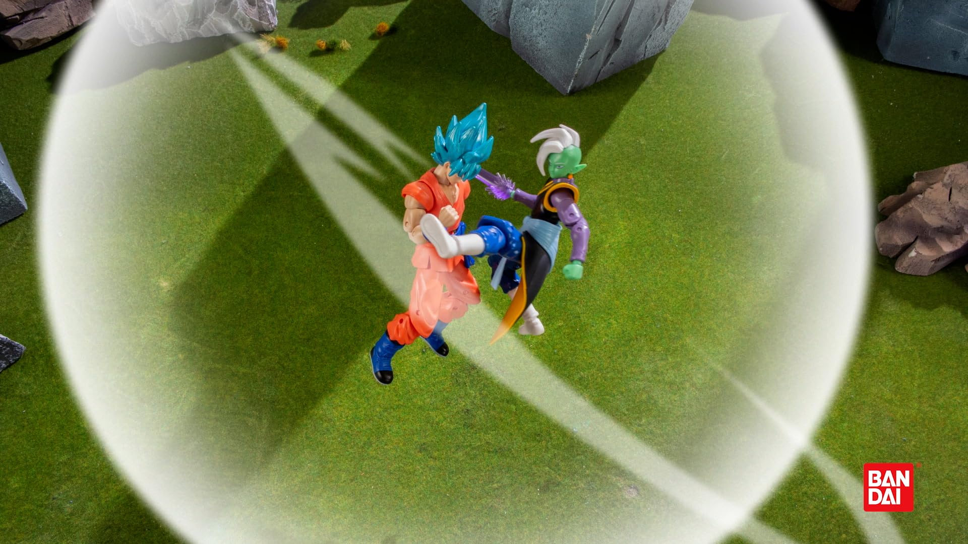 Bandai Dragon Stars Trunks vs Zamasu action figure 17 cm 2 pezzi snodata
