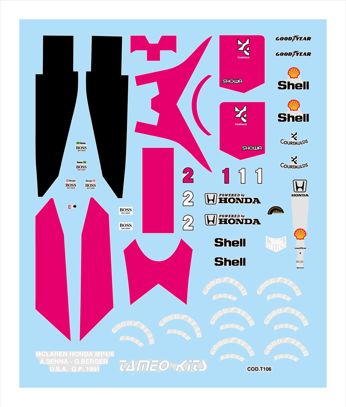 Tameo Kits TMK 137 kit scala 1/43 da verniciare