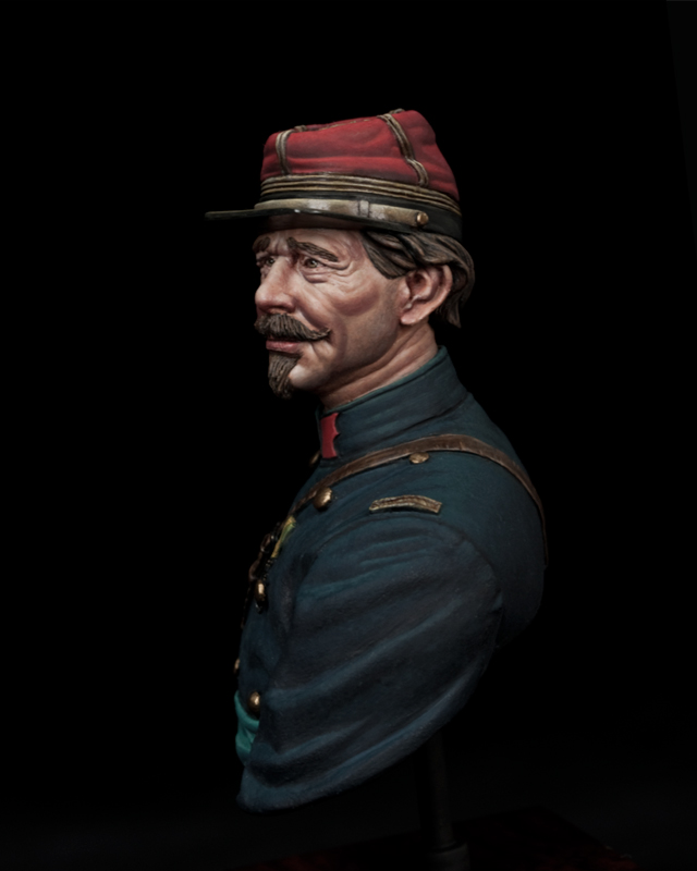 Model Cellar French Officer 1870 busto capitano fanteria