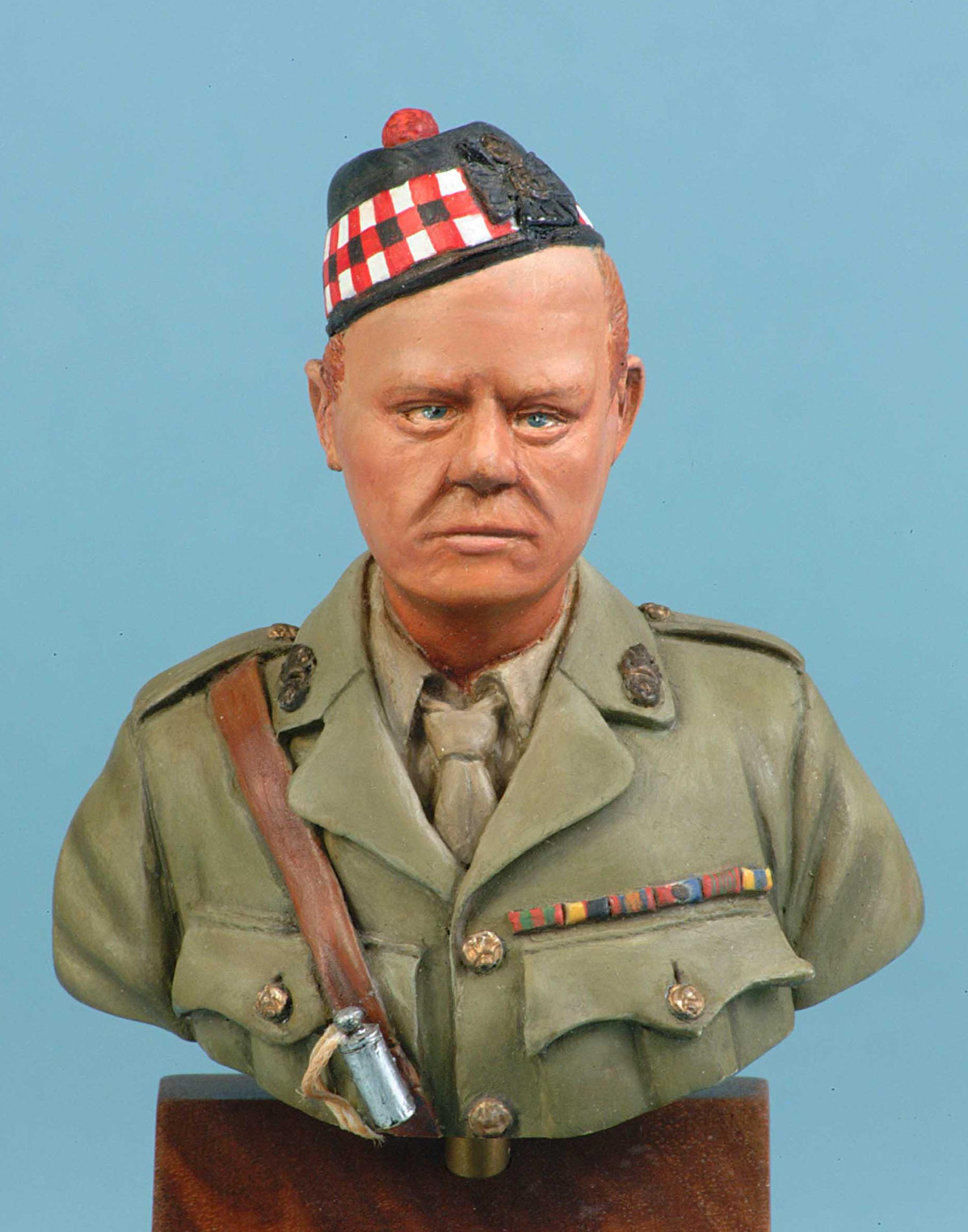 Model Cellar Lt.Col. Winston Churchill Royal Scots Fusiliers 1915 busto