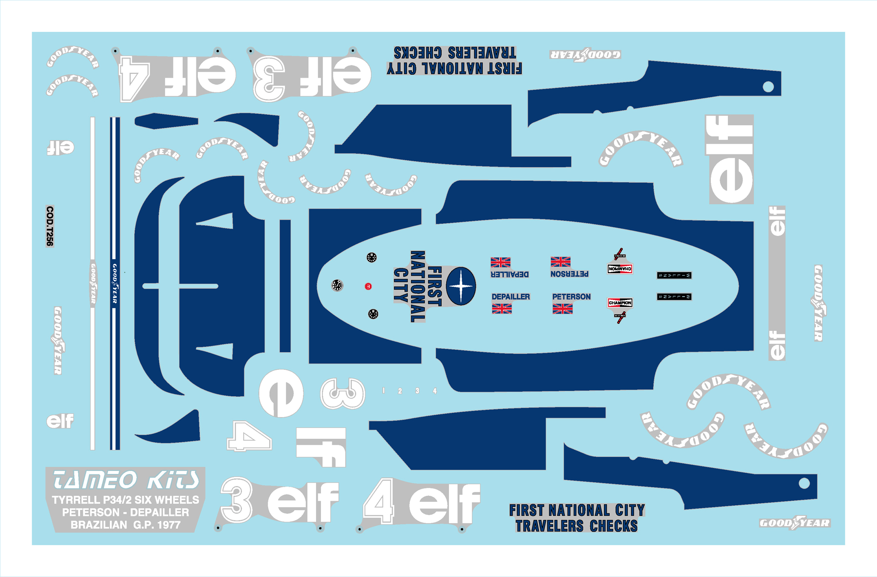 Tameo Kits TMK 280 kit montaggio 1/43 metallo