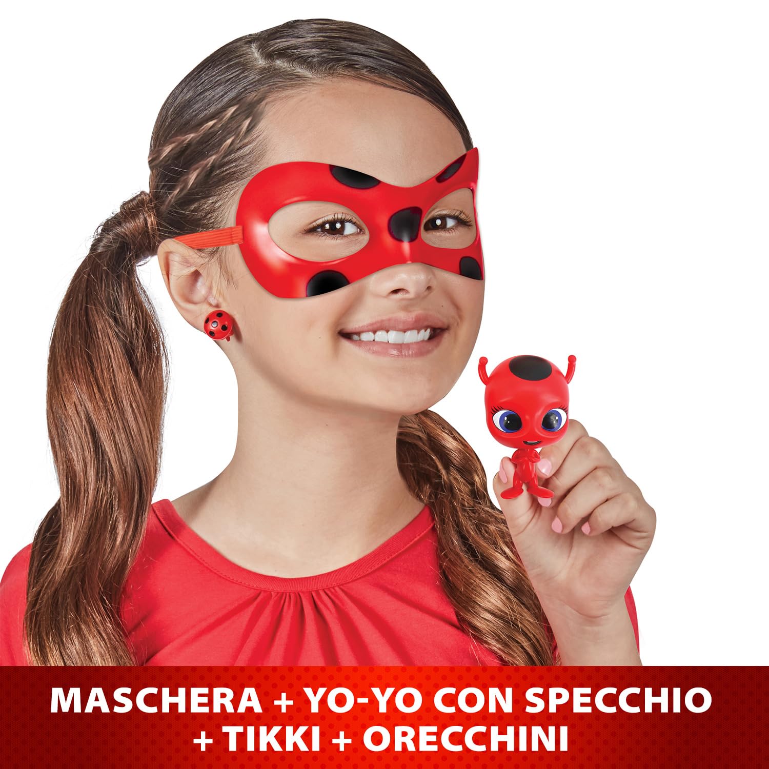 Bandai Miraculous Ladybug set costume trasformazione accessori