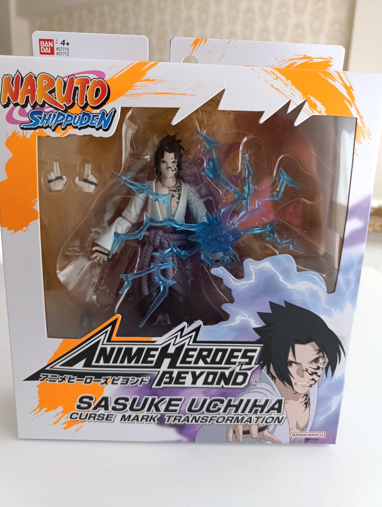 Bandai Anime Heroes Beyond Sasuke Uchiha action figure 17 cm