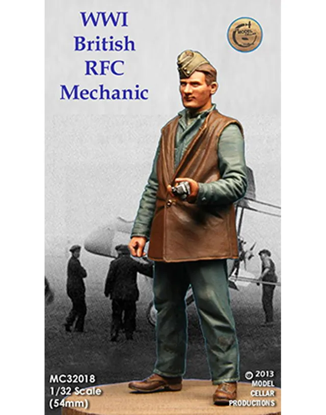 Model Cellar WWI British RFC Mechanic modellino meccanico