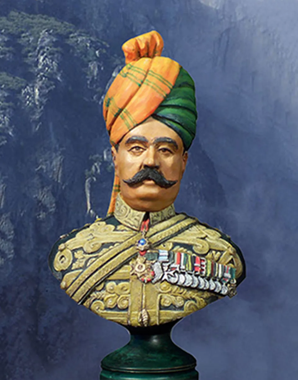 Model Cellar Soldier of the Raj Col. Baladur figurino 1918