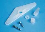 SIG Bellcrank 90 Degree squadretta nylon 1 pz autolubrificante