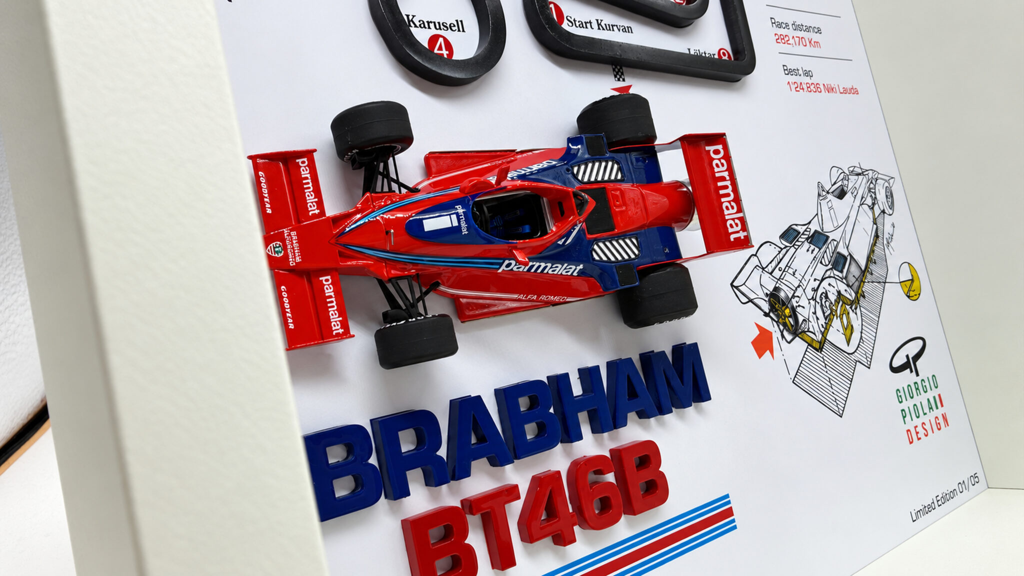 Tameo Kits Art 002 Brabham BT46B modello 1/43 cornice