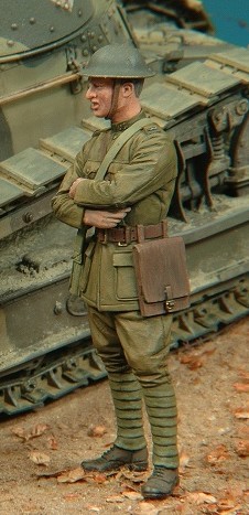 Model Cellar WWI US Infantry Officer #2 figura