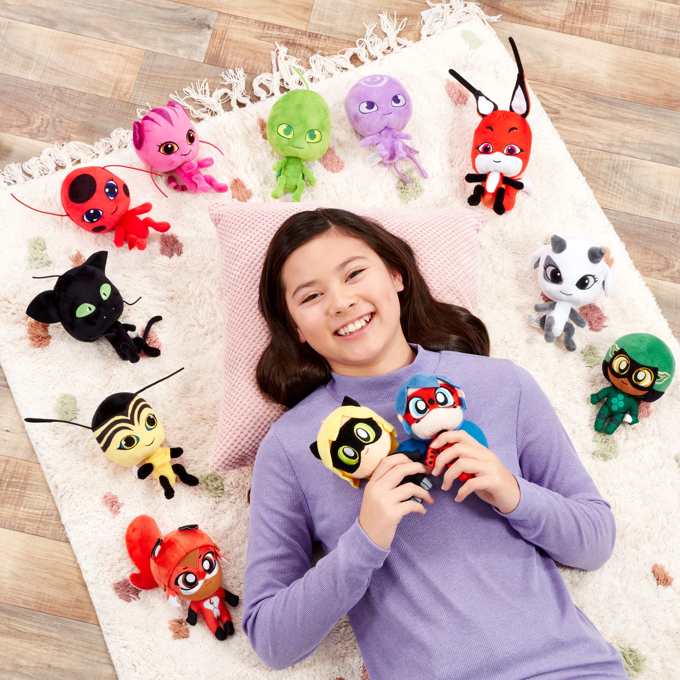 Miraculous Kwami Ziggy peluche 15 cm capra grigia