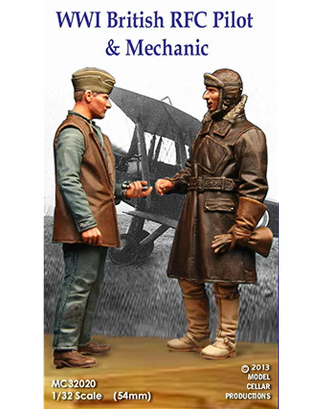 Model Cellar RFC Pilot Mechanic figurino WWI