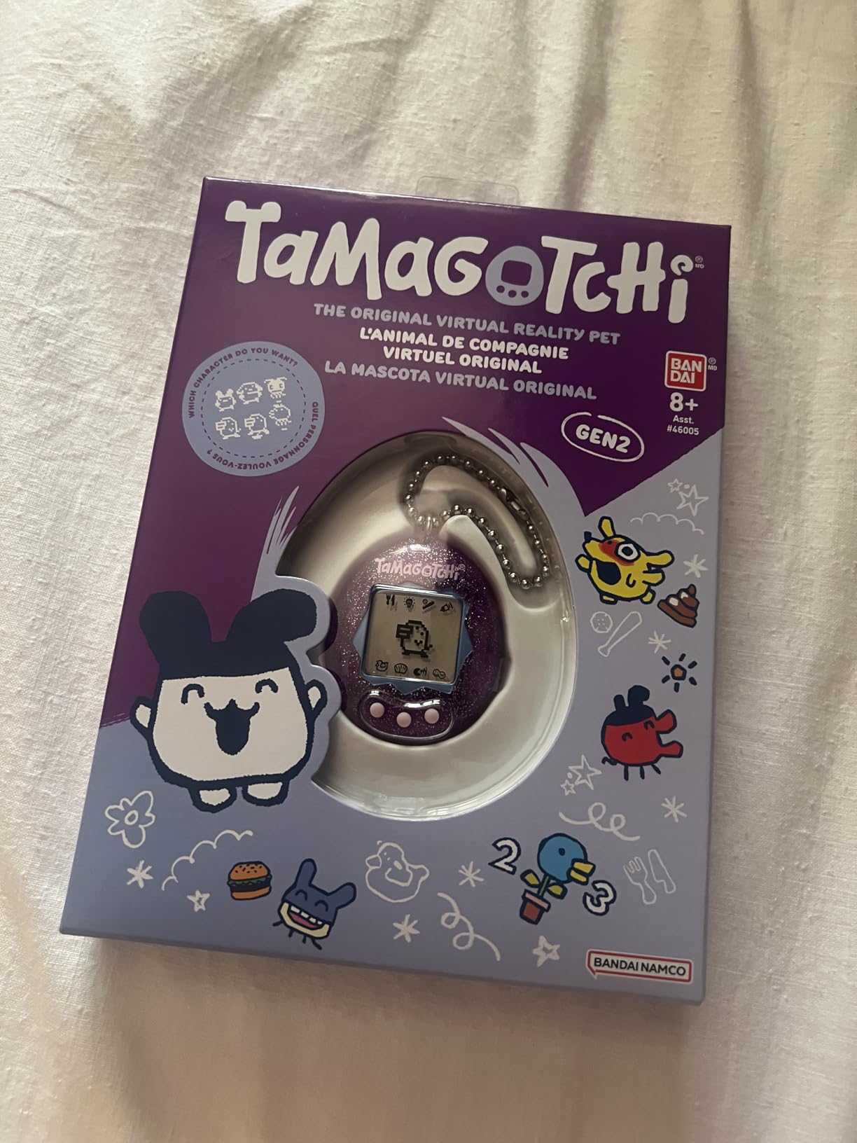 Bandai Tamagotchi Original Color Collection animale blu italiano