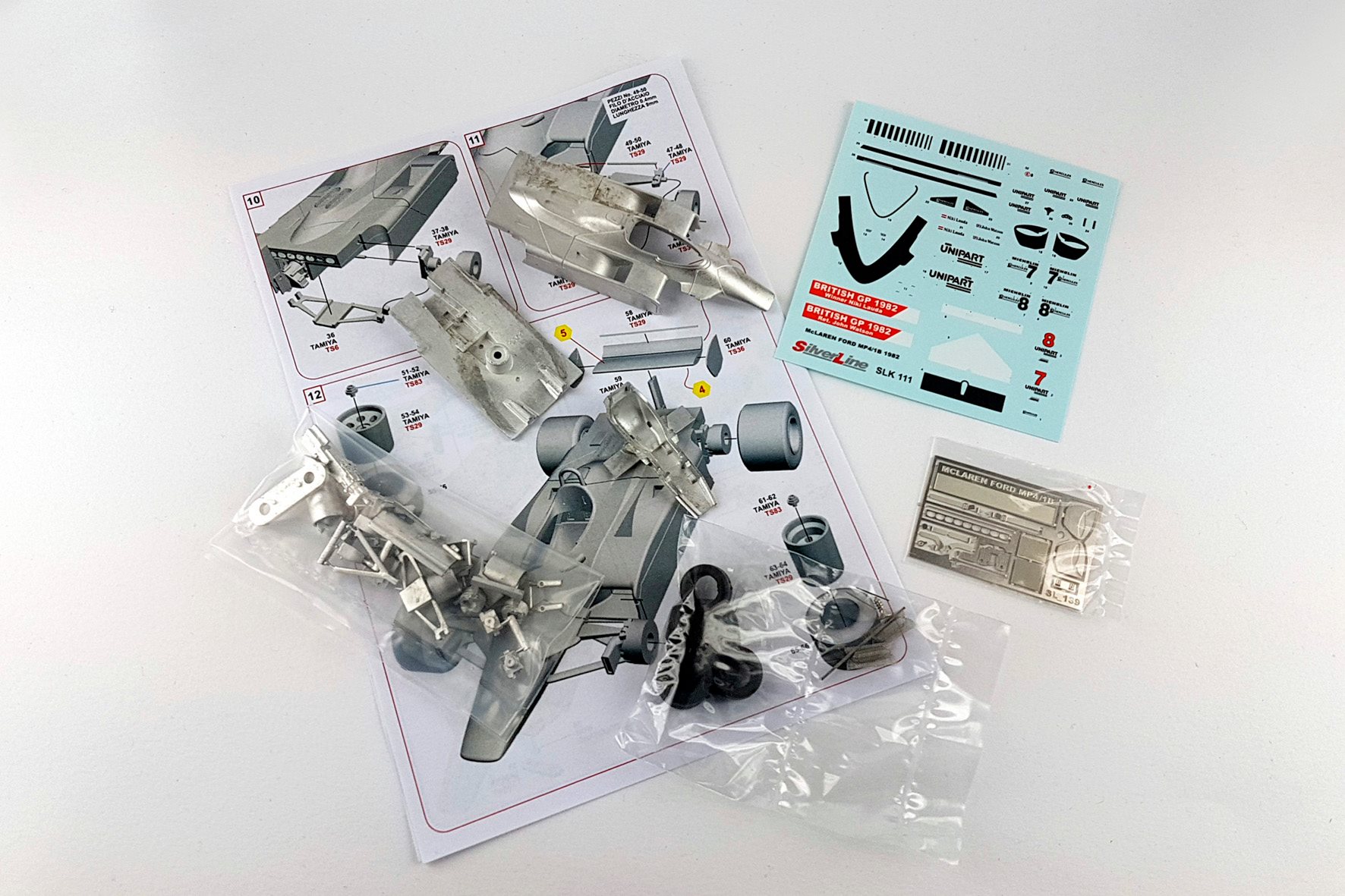 Tameo Kits SLK 111 kit montaggio scala 1/43 metallo