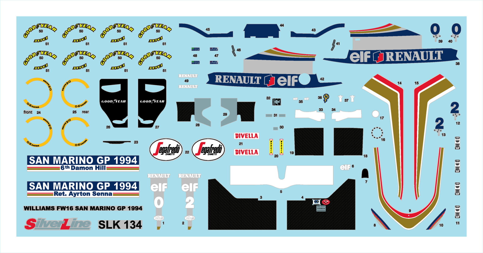 Tameo Kits SLK 134 kit montaggio 1/43 da verniciare