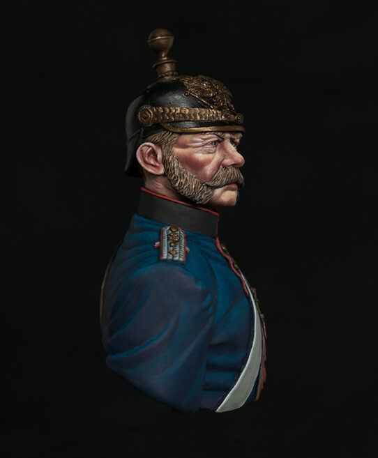 Model Cellar Prussian Artillery Captain Franco-Prussian War figurino