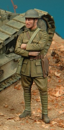 Model Cellar WWI US Infantry Officer #2 figura