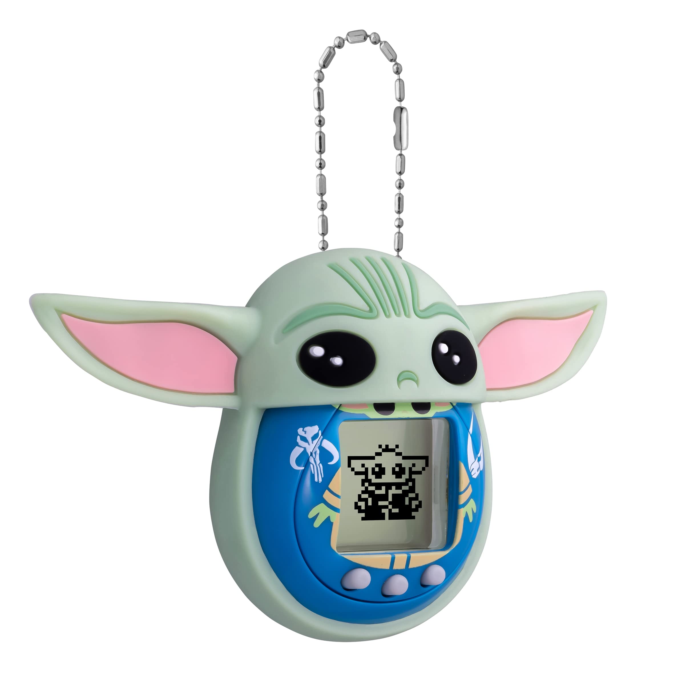 Bandai Tamagotchi Nano Grogu Blu animale virtuale con cover