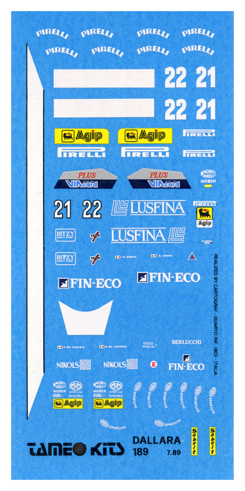 Tameo Kits TMK 097 kit montaggio 1/43