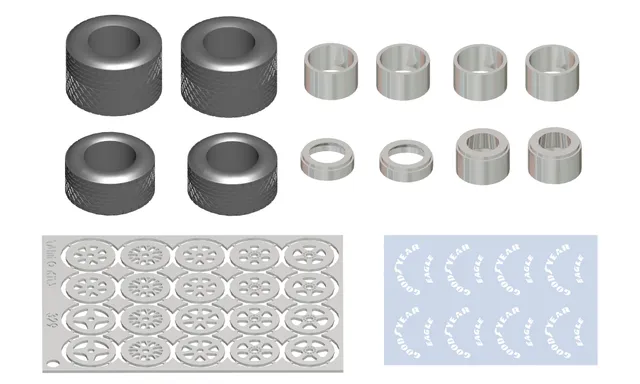 Tameo Kits PWT 15 set ruote 1992 pioggia