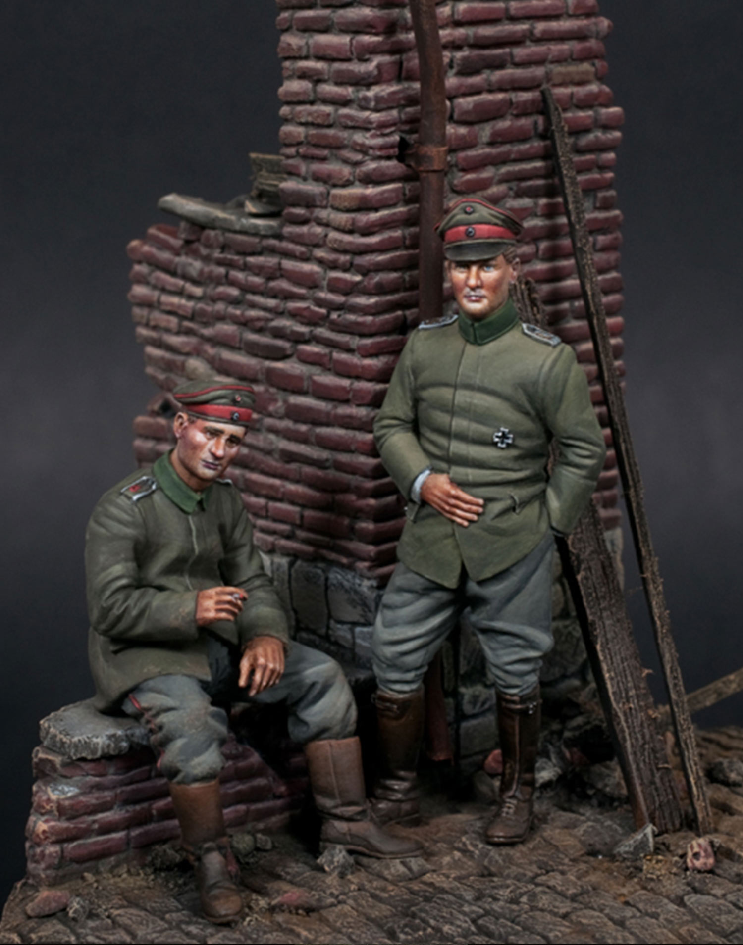 Model Cellar WWI German Infantry Officer figurino WWI