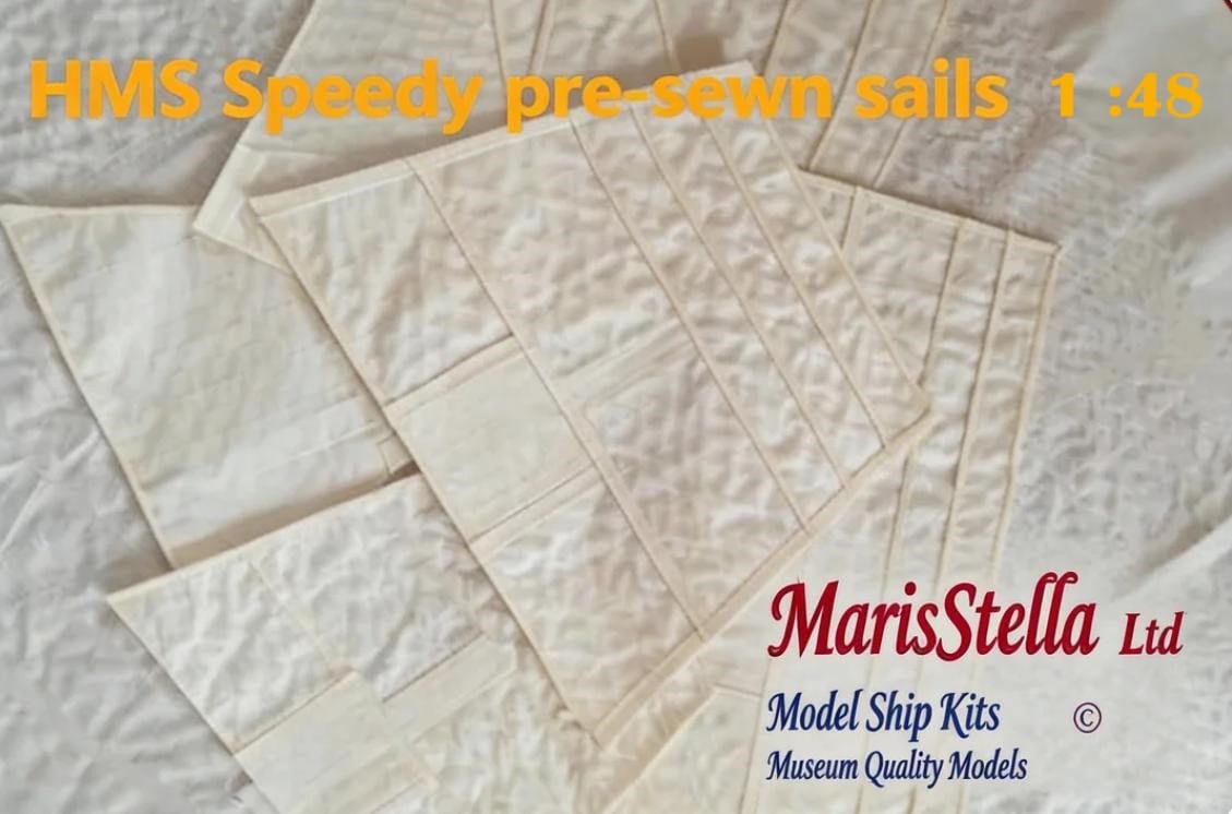 MarisStella HMS Speedy vele ricamate set 27 vele accessorio