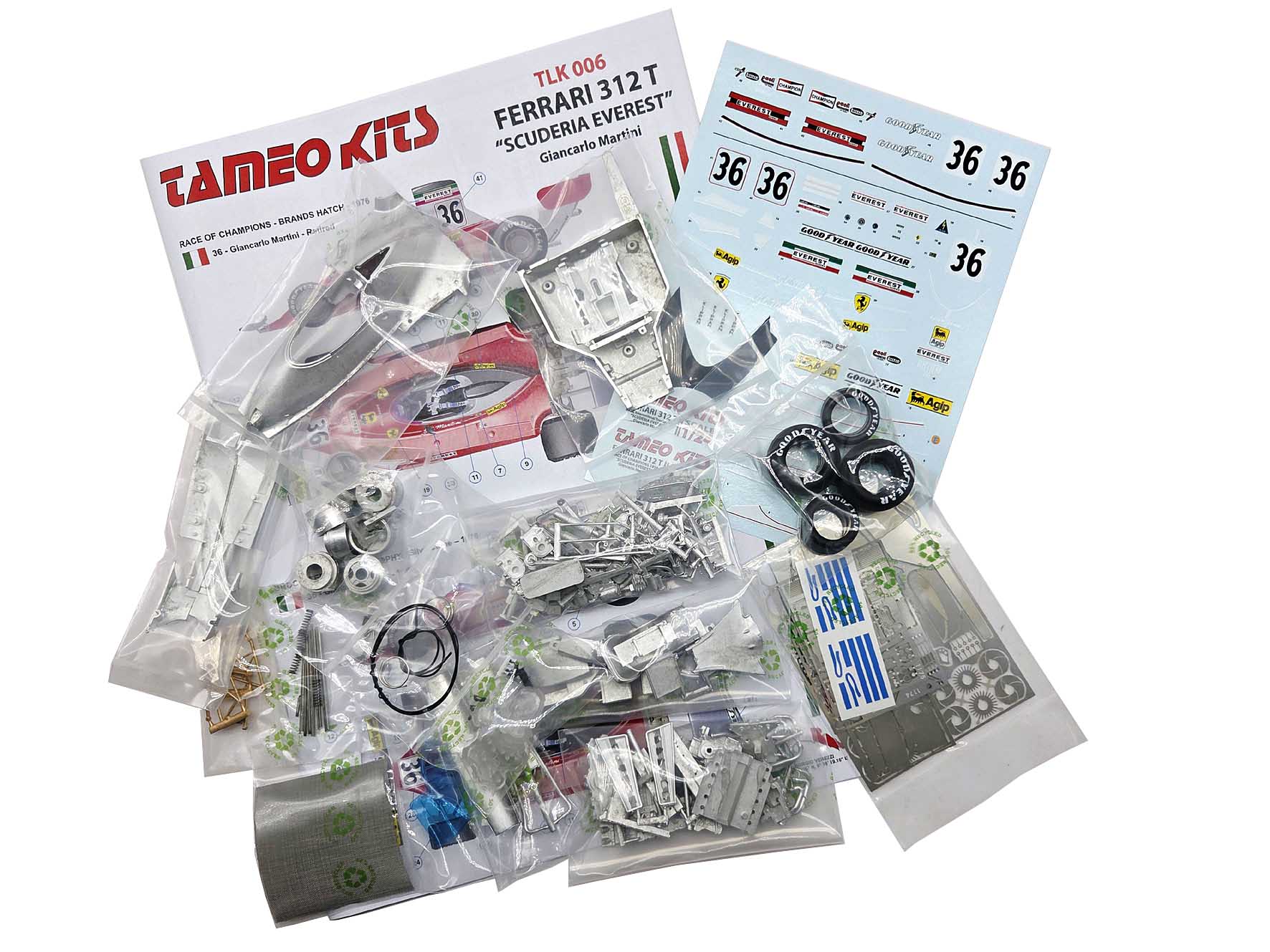 Tameo TLK 006 Ferrari 312T Everest kit 1/43
