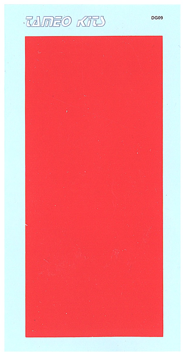 Tameo Kits DG 09 base espositore rossa lucida