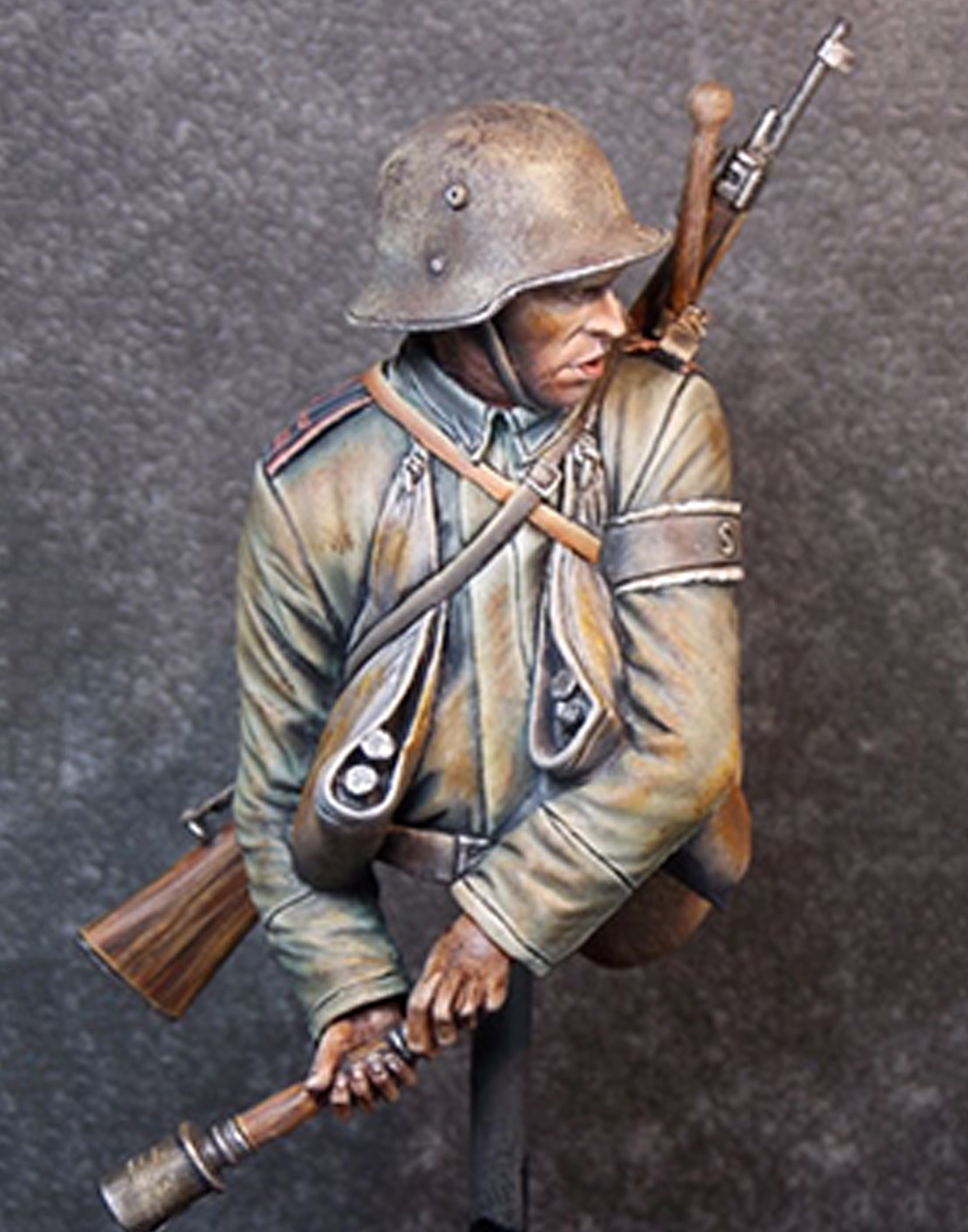 Model Cellar WWI German Trench Raider figurino Prima Guerra Mondiale