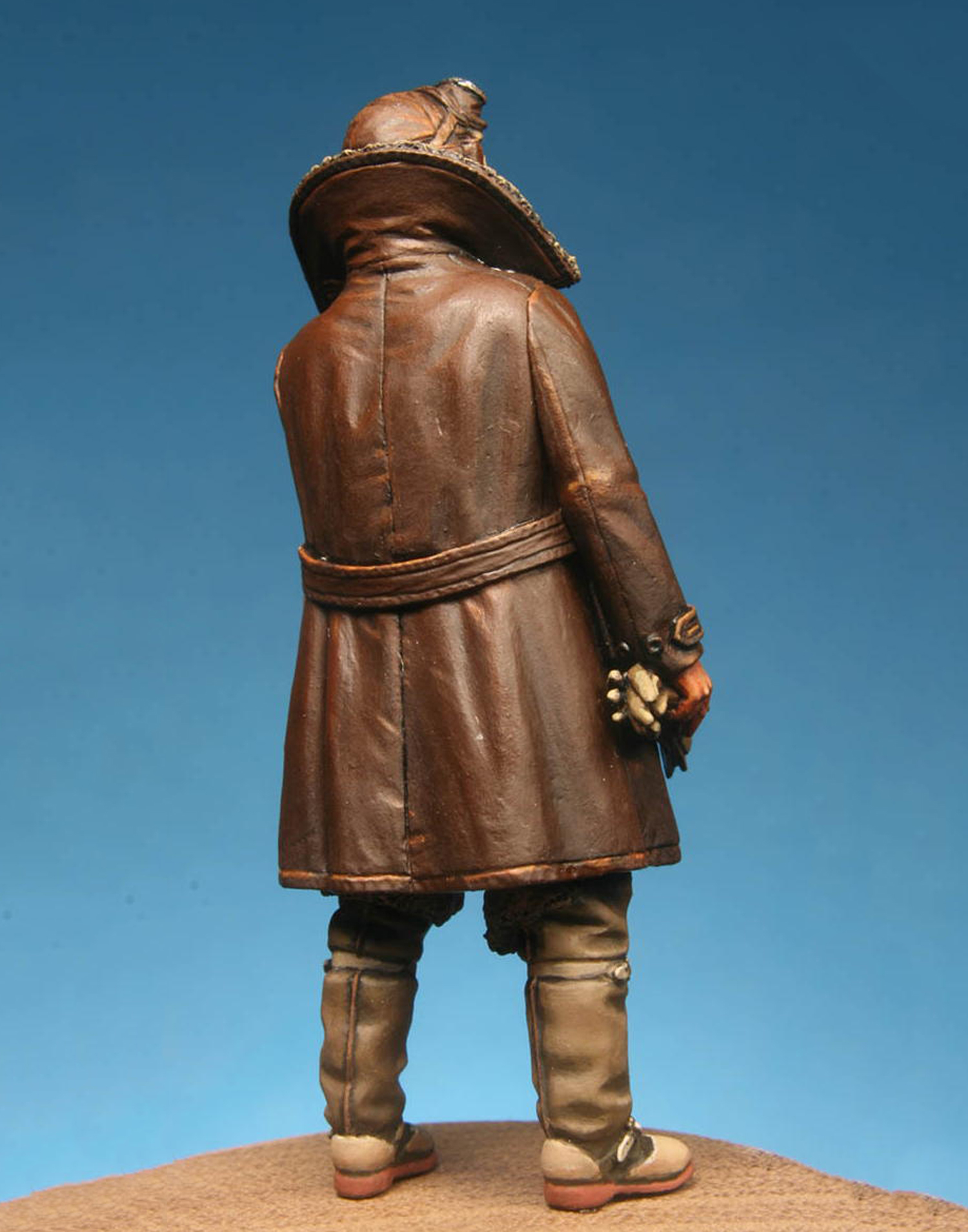 Model Cellar WWI British RFC Pilot 2 figurino cappotto aperto