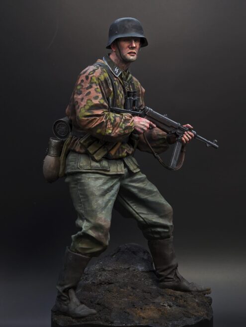 Model Cellar SS Squad Leader figurino 120mm Russia 1941