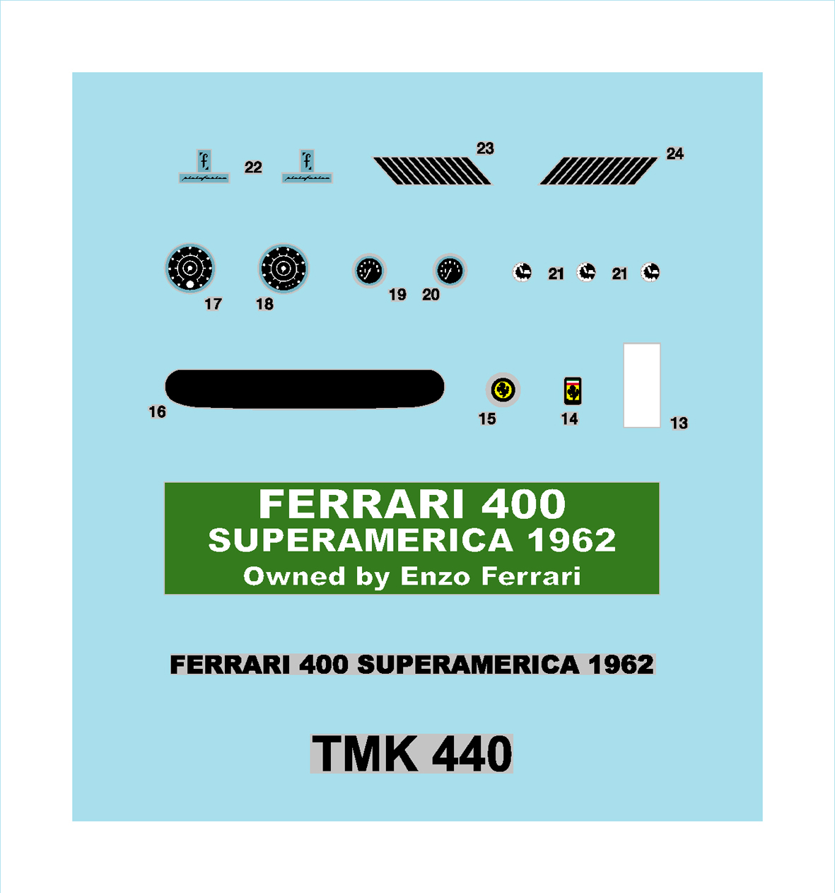 Tameo TMK 440 kit modello 1/43 metallo