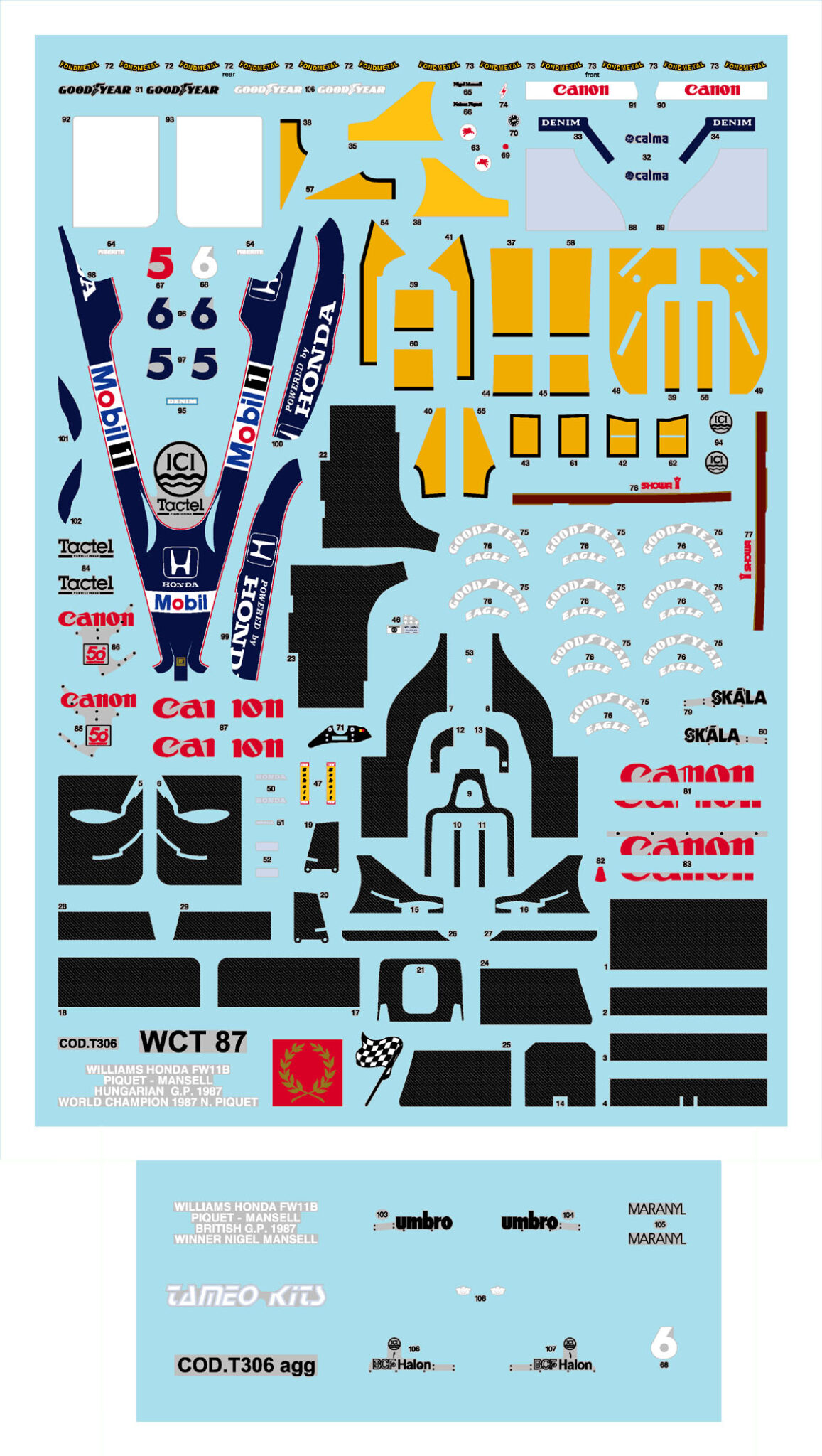Tameo Kits TMK 438 kit auto scala 1/43