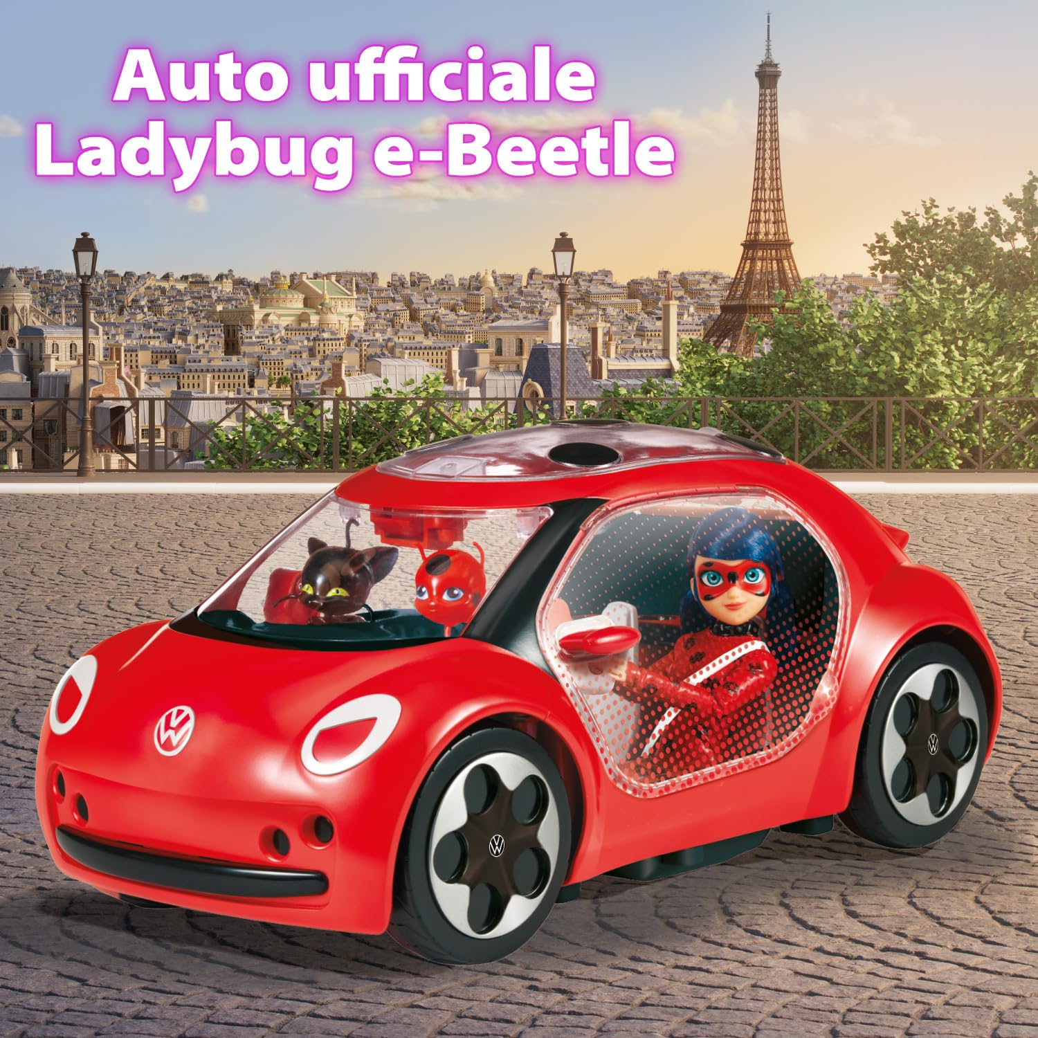 Bandai Miraculous Ladybug e-Beetle auto giocattolo Film