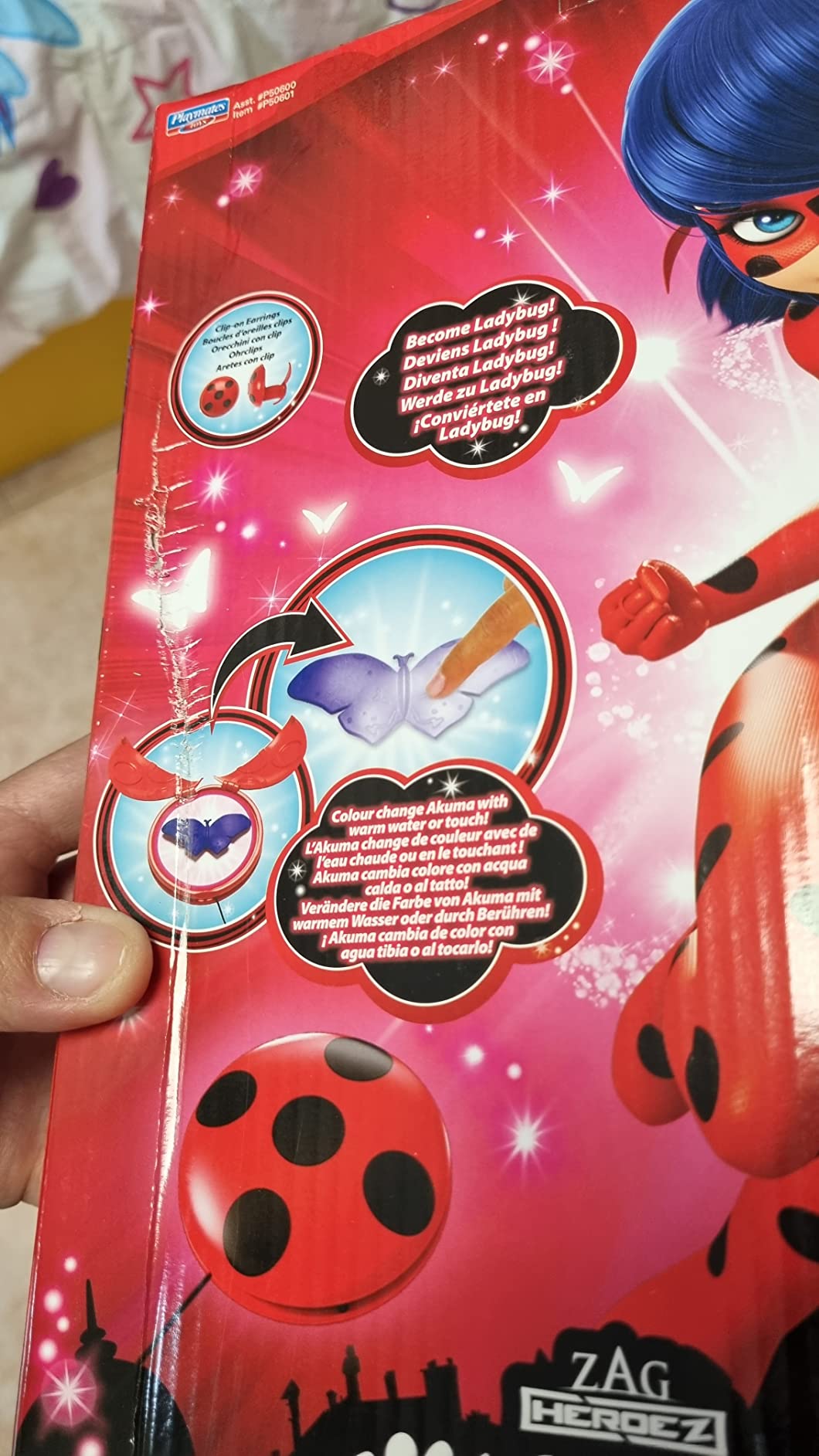 Bandai Miraculous Chat Noir set travestimento bambino