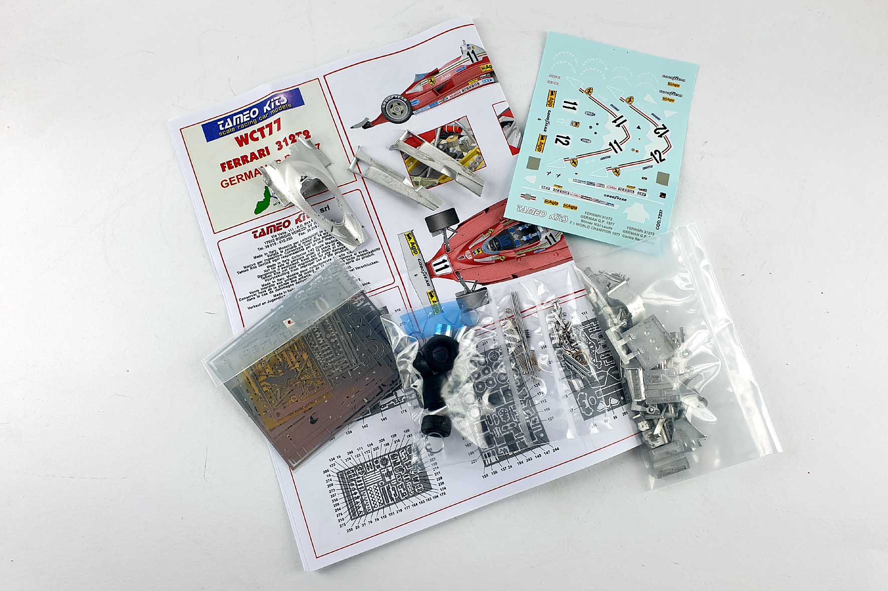 Tameo Kits WCT 77 kit auto scala 1/43