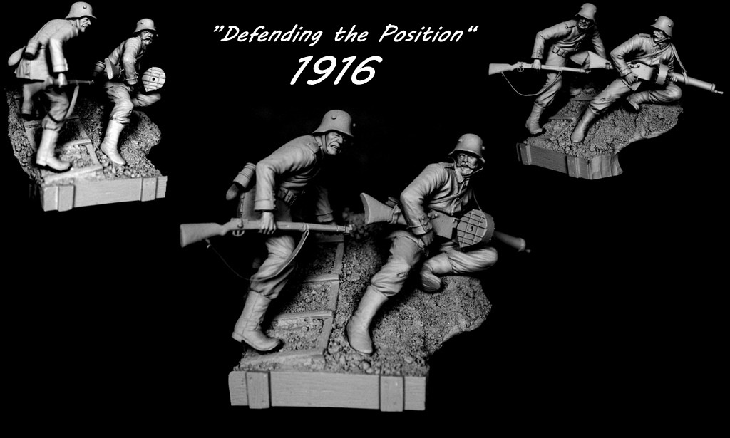 Model Cellar WWI Rifleman vignetta fante tedesco