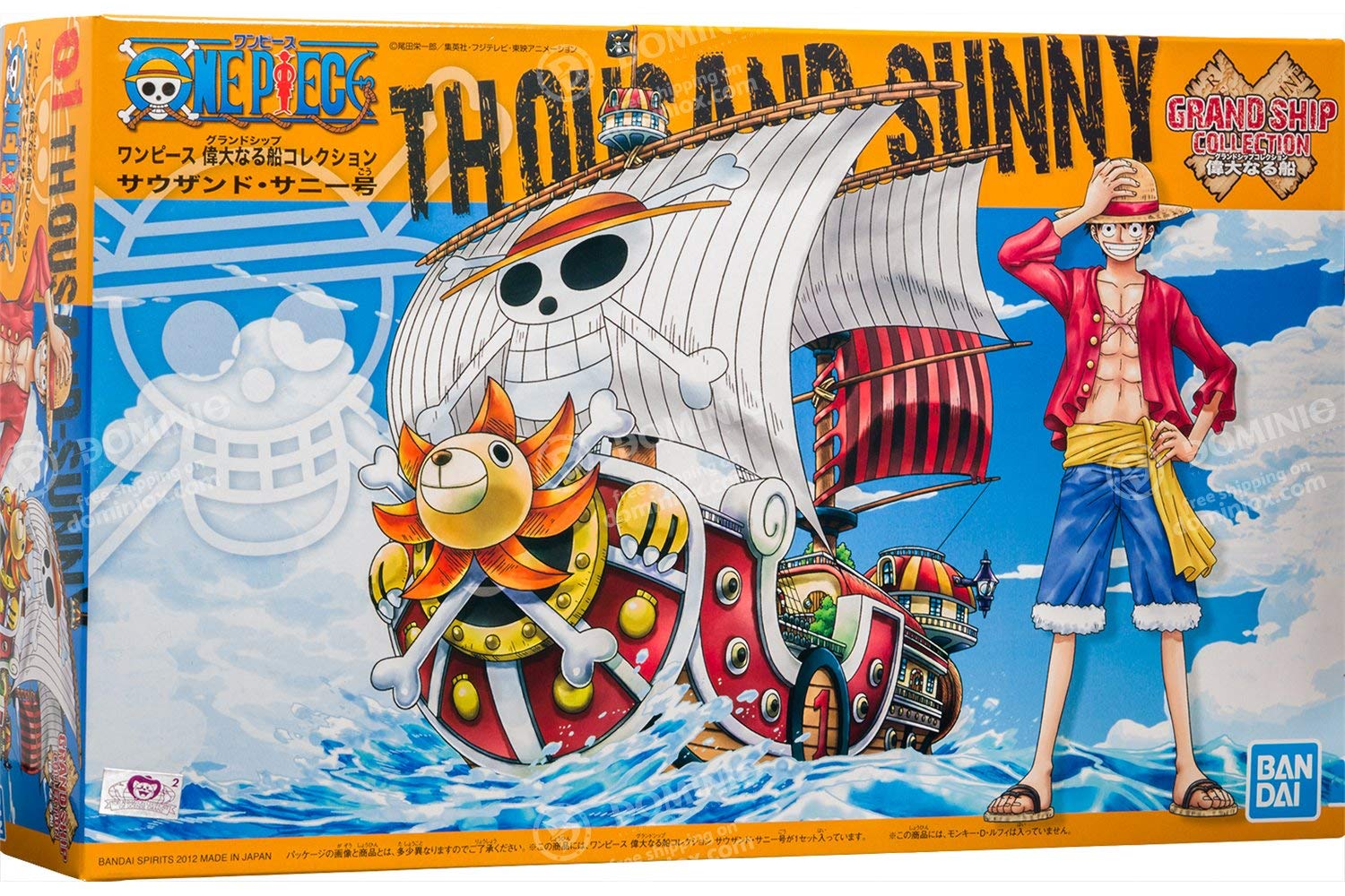Bandai One Piece Grand Ship Collection Thousand Sunny modello nave 15cm