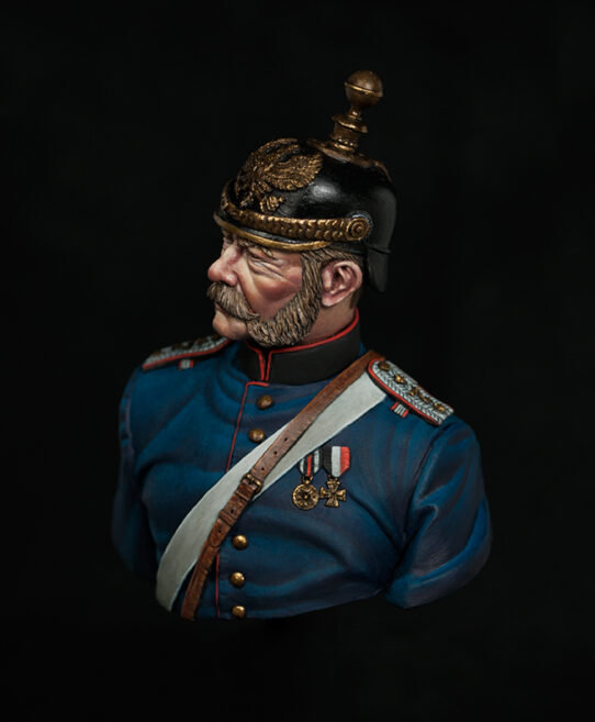 Model Cellar Prussian Artillery Captain Franco-Prussian War figurino