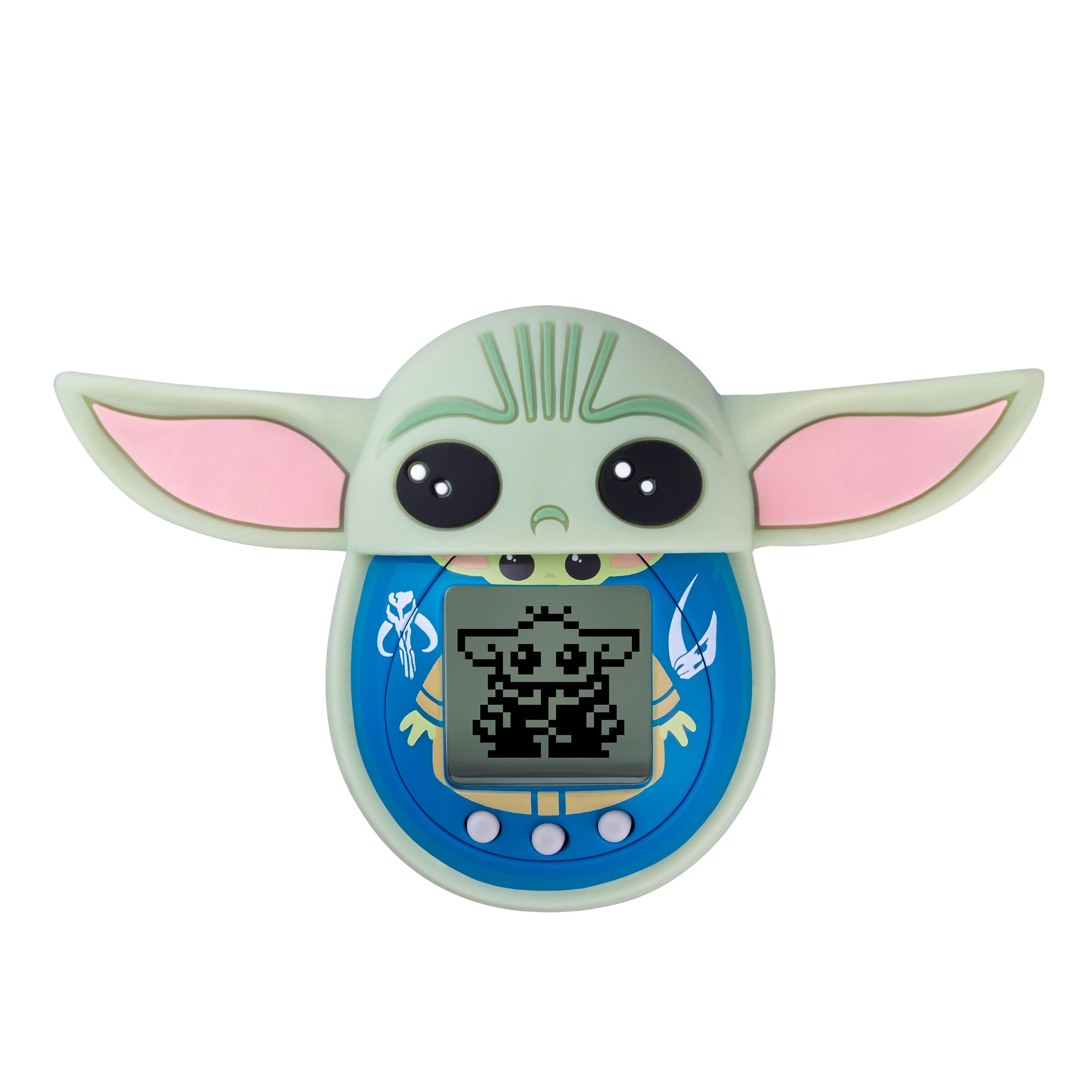 Bandai Tamagotchi Nano Grogu Blu animale virtuale con cover