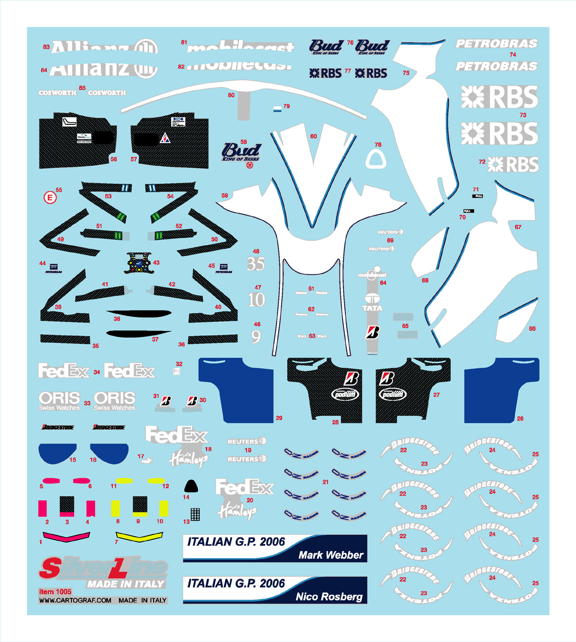 Tameo Kits SLK 036 kit auto in metallo