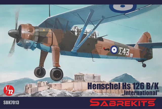 Sabre Kits Henschel Hs 126B/K International kit modello 1:72