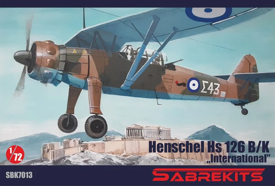 Sabre Kits Henschel Hs 126B/K International kit modello 1:72