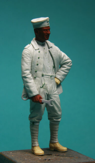 Model Cellar WWI German Aircraft Mechanic figurino meccanico
