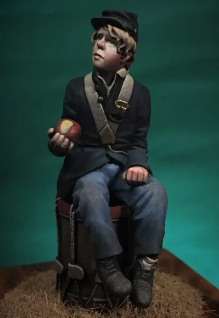 Model Cellar US Civil War Union Drummer Boy busto resina