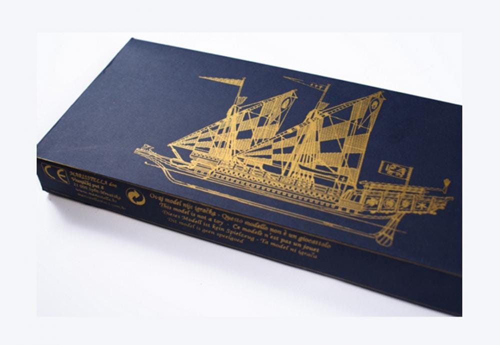 MarisStella San Girolamo 68cm kit modello galea legno 1:75 Lepanto