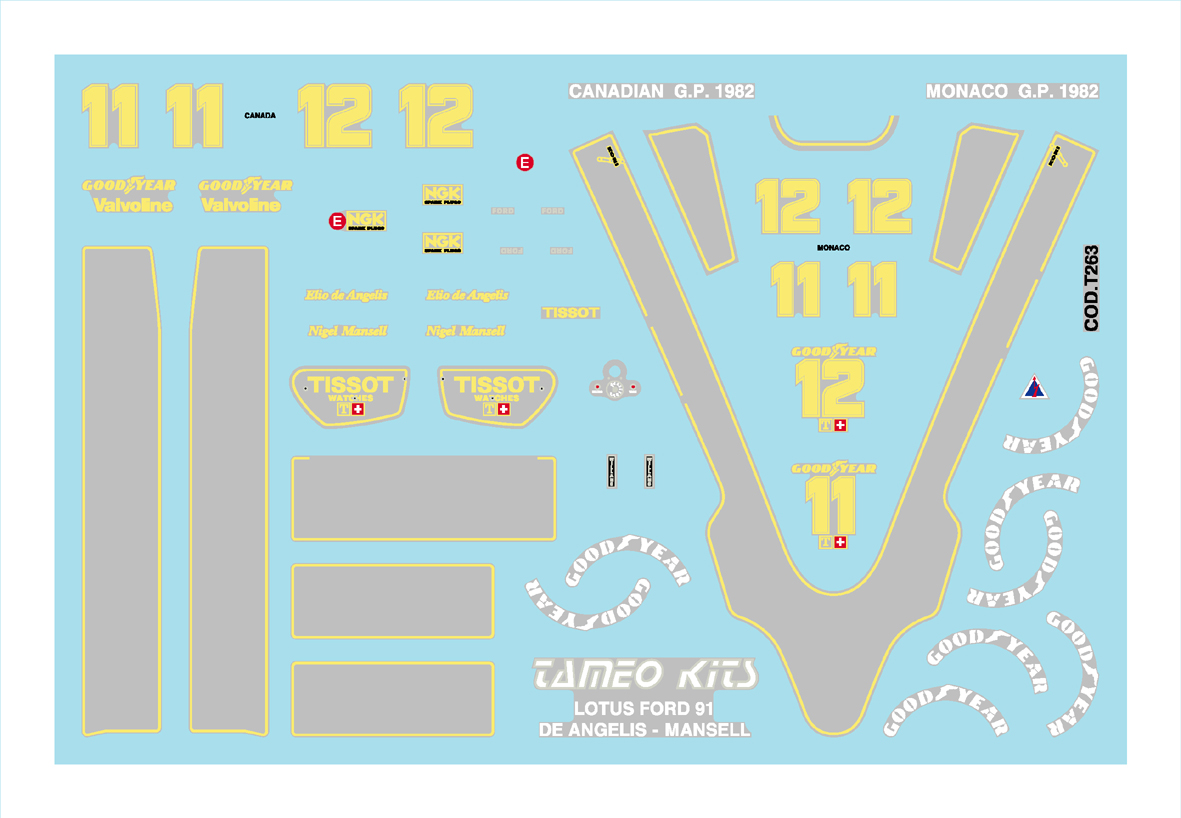 Tameo Kits TMK 287 kit montaggio 1/43