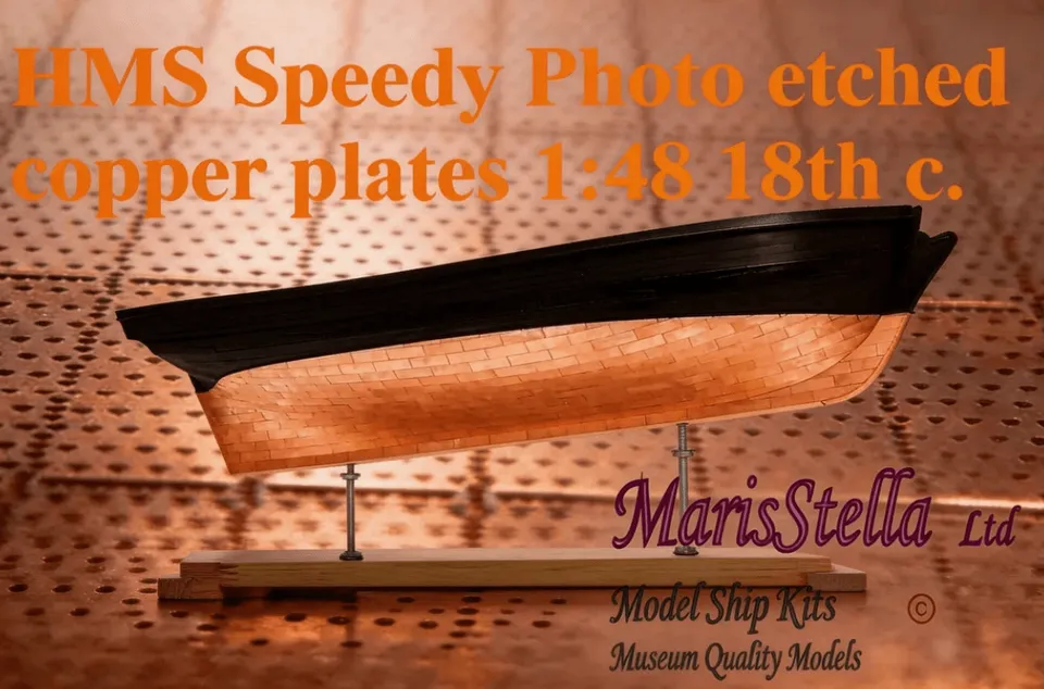 MarisStella HMS Speedy 1:48 lastre rame fotoincise