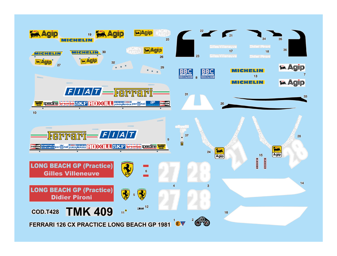 Tameo Kits TMK 409 kit montaggio 1/43