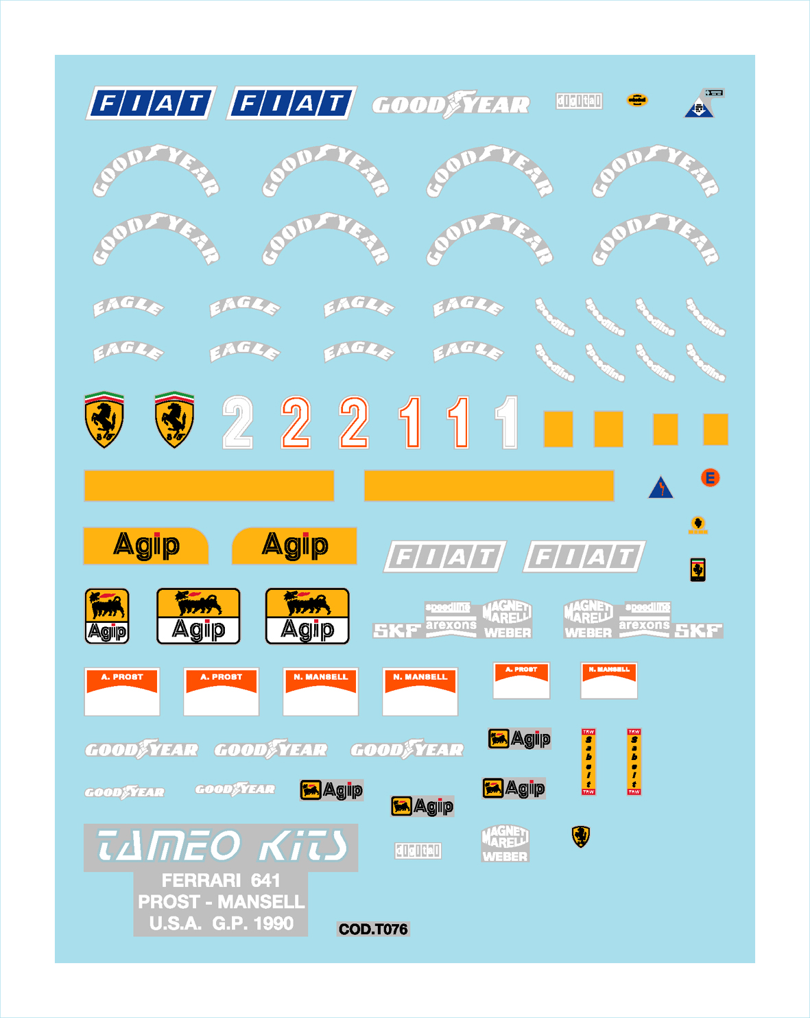 Tameo TMK 129 kit modellino scala 1/43