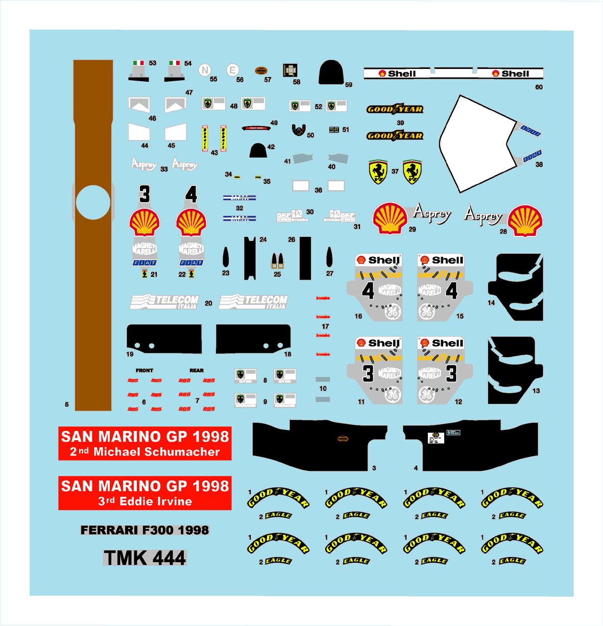 Tameo Kits TMK 444 kit montaggio 1/43 da verniciare